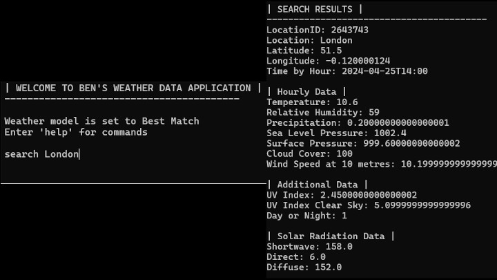 Weather Data Application